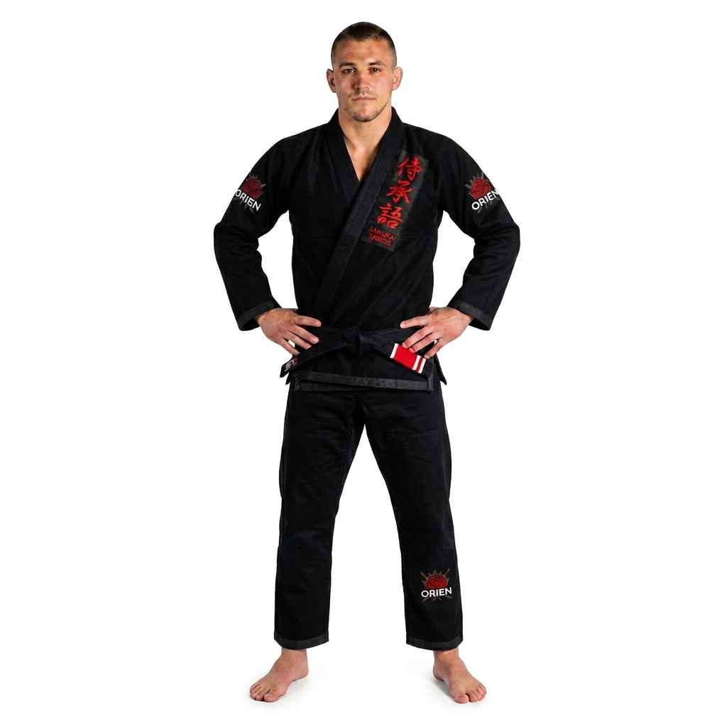Samurai Bjj Gi black front image